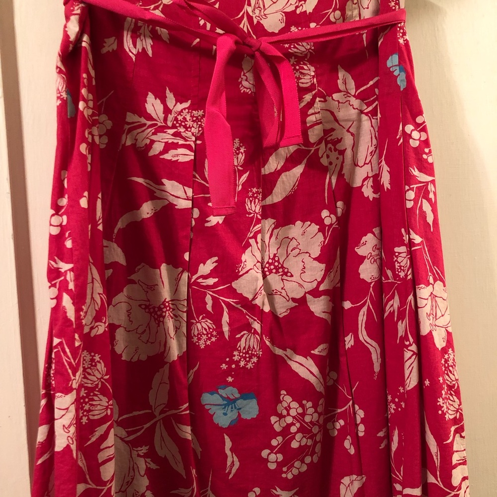 OLD NAVY Cotton Floral Print A-Line Skirt